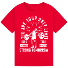 Load image into Gallery viewer, Gym Lover’s Tee – Lift Heavy, Stay Happy

