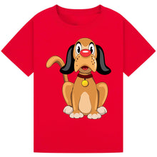 Load image into Gallery viewer, Sitting Dog Red Nose Day T-Shirt 2025 – Cute Cartoon Tee
