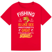 Load image into Gallery viewer, Weekend Forecast: Fishing with a Chance of Drinking Tee
