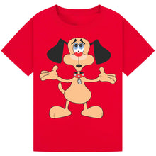 Load image into Gallery viewer, Sad Dog Red Nose Day T-Shirt 2025 – ‘Why So Sad?’ Face Tee
