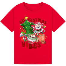 Load image into Gallery viewer, Christmas Vibes Pajama Tee
