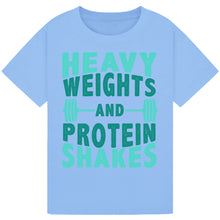 Lade das Bild in den Galerie-Viewer, Funny Gym Life Tee – Coffee, Weights, Repeat
