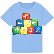 Load image into Gallery viewer, Kids Symbol Dice T-Shirt – Educational Tee
