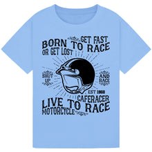 Load image into Gallery viewer, Motorcycle Print Tee – Trendy Gift for Riders
