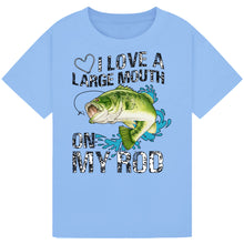 Load image into Gallery viewer, I Love a Large Mouth on My Rod - Funny Fishing Tee
