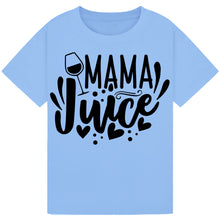 Load image into Gallery viewer, Mama Juice T-Shirt – Cute Quote Tee for Moms Who Love Wine
