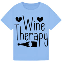 Load image into Gallery viewer, Wine Therapy T-Shirt – Funny Relaxation Tee for Wine Lovers
