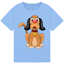 Load image into Gallery viewer, Sitting Dog Red Nose Day T-Shirt 2025 – Cute Cartoon Tee
