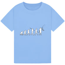 Load image into Gallery viewer, Fishing Evolution - Funny Angler&#39;s Tee
