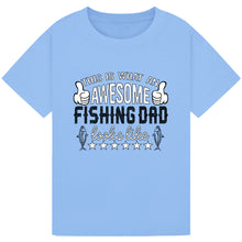 Load image into Gallery viewer, Awesome Fishing Dad - Funny Tee
