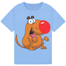 Load image into Gallery viewer, Big Nose Dog Red Nose Day T-Shirt 2025 – Celebration Tee

