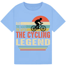 Load image into Gallery viewer, Colorful Bicycle Print Tee – Trendy Gift for Cycling Fans
