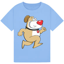 Load image into Gallery viewer, Running Dog Red Nose Day T-Shirt 2025 – Fun Animal Tee
