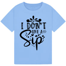 Load image into Gallery viewer, I Don’t Give a Sip T-Shirt – Hilarious Wine Lover Tee
