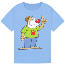 Load image into Gallery viewer, Paw Print Dog Red Nose Day T-Shirt 2025 – Fun Puppy Tee
