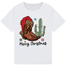 Load image into Gallery viewer, Merry Christmas Cowboy Tee
