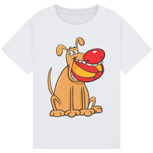 Lade das Bild in den Galerie-Viewer, Dog Bite Ball Red Nose Day T-Shirt 2025 – Playful Kids’ Tee
