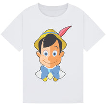 Load image into Gallery viewer, Pinochio Face T-Shirt – Cute World Book Day Storybook Tee
