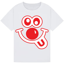 Lade das Bild in den Galerie-Viewer, Funky Face Red Nose Day T-Shirt 2025 – Fun Casual Tee
