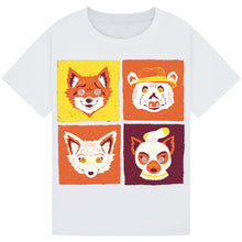 Load image into Gallery viewer, Fantastic Mr. Fox Costume T-Shirt – 4 Fox Faces Book Day Tee
