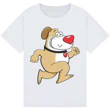 Load image into Gallery viewer, Running Dog Red Nose Day T-Shirt 2025 – Fun Animal Tee
