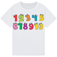 Lade das Bild in den Galerie-Viewer, Kids Emoji T-Shirt – 1-10 Counting Design
