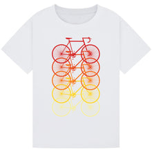 Lade das Bild in den Galerie-Viewer, Casual Cycling Tee – Bright Bicycle Print for All Ages
