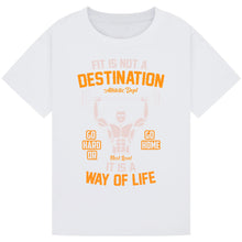 Load image into Gallery viewer, Weightlifting Quote Tee – Lift More, Complain Less
