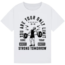 Load image into Gallery viewer, Gym Lover’s Tee – Lift Heavy, Stay Happy
