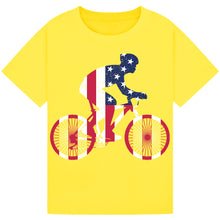 Load image into Gallery viewer, Cycling Graphic Tee – Fun Bike Print for Men, Women &amp; Kids
