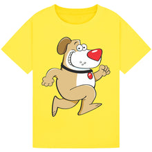 Load image into Gallery viewer, Running Dog Red Nose Day T-Shirt 2025 – Fun Animal Tee
