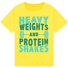Lade das Bild in den Galerie-Viewer, Funny Gym Life Tee – Coffee, Weights, Repeat
