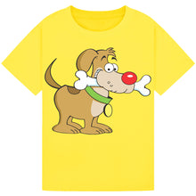 Load image into Gallery viewer, Dog Bone Nose Red Nose Day T-Shirt 2025 – Cute Pet Tee
