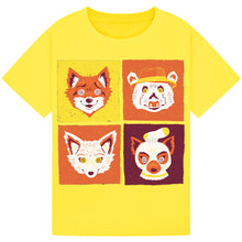 Load image into Gallery viewer, Fantastic Mr. Fox Costume T-Shirt – 4 Fox Faces Book Day Tee
