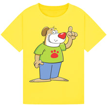 Load image into Gallery viewer, Paw Print Dog Red Nose Day T-Shirt 2025 – Fun Puppy Tee
