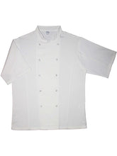 Load image into Gallery viewer, Short Sleeve Chef's Jacket Hospitality Workwear Custom Printed &amp; Embroidered | Belarte
