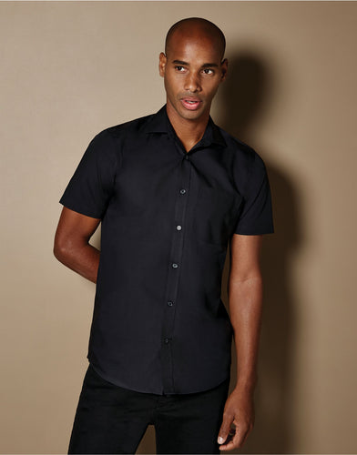 Tailored Fit Short Sleeve Poplin Shirt