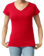 Load image into Gallery viewer, Softstyle® Ladies V-Neck Tee
