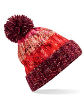Load image into Gallery viewer, Corkscrew Pom Pom Beanie
