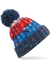Load image into Gallery viewer, Corkscrew Pom Pom Beanie
