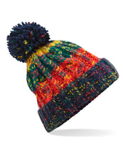 Load image into Gallery viewer, Corkscrew Pom Pom Beanie
