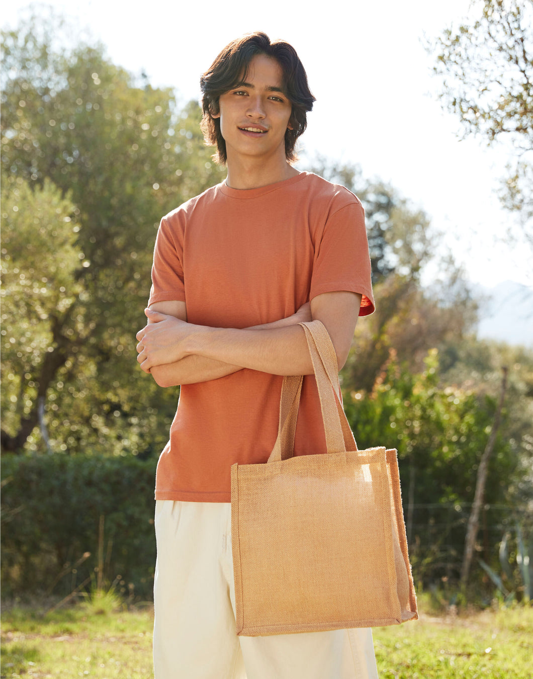 Jute Compact Tote