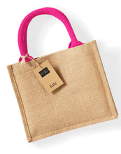 Load image into Gallery viewer, Jute Mini Gift Bag
