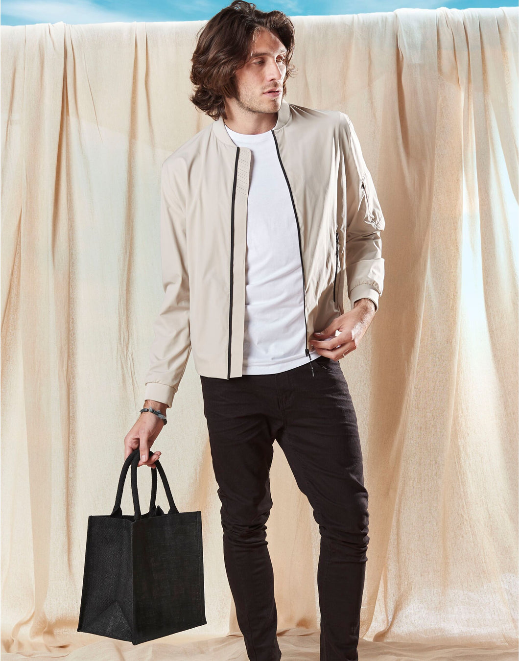 Jute Midi Tote