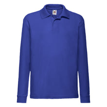 Load image into Gallery viewer, Kid&#39;s 65/35 L/Sleeve Polo
