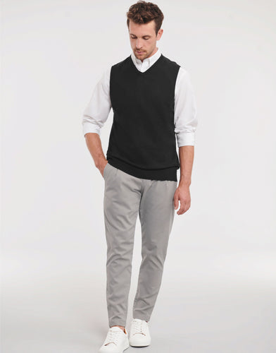V-Neck Sleeveless Knitted Pullover