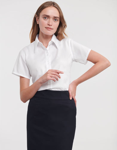Ladies' S/Sleeve Tailored Non-Iron Shirt