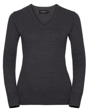 Load image into Gallery viewer, Ladies&#39; V-Neck Knitted Pullover
