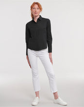 Load image into Gallery viewer, Ladies&#39; L/Sleeve Polycotton Shirt
