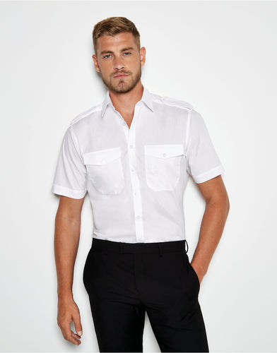 Tailored Fit S/Sleeved Pilot Shirt